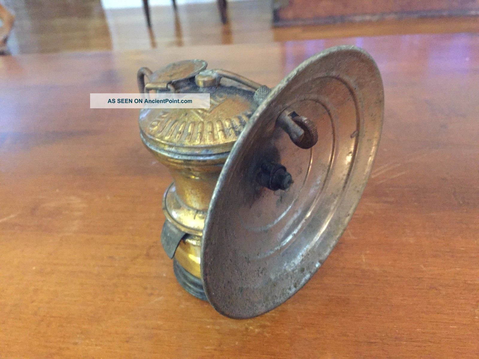Antique Miner ' S Head - Lamp By Auto Lite Mining photo