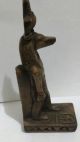Egyptian Antique,  Anubis Proctor Of Tombs Curved Natura Stone, Egyptian photo 5