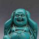 Chinese Hand - Carved Turquoise “not Listen” Maitreya Buddha Statue G695 Other Antique Chinese Statues photo 1
