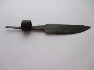 Ancient Iron Knife Viking 8 - 11 Centuries photo