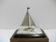 The Sailboat Of Silver Of The Most Wonderful Japan.  A Japanese Antique. Other Antique Sterling Silver photo 3