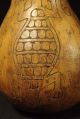 Antropomorphic Container Carved From A Jungle Gourd - Timor Primitive Artifact Pacific Islands & Oceania photo 4
