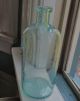 Vintage W.  T.  & Co.  Whitall - Tatum Aqua Glass Apothecary Bottle,  Millville,  Nj Bottles & Jars photo 2