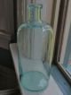 Vintage W.  T.  & Co.  Whitall - Tatum Aqua Glass Apothecary Bottle,  Millville,  Nj Bottles & Jars photo 3