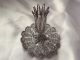 Sterling Silver Filigree Flower Holder And Dish Exceptional Quality Hand Made. Miniatures photo 1