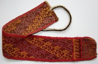Rare Pre Columbian Textile From Peru,  Nazca,  300 - 500ad photo