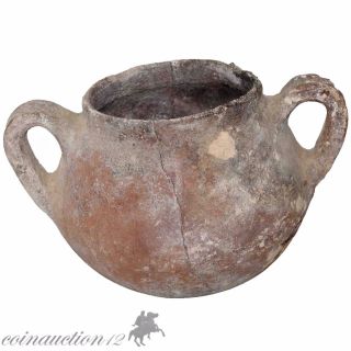 580 Grams Roman Republic Terracotta Amphora Type Jug Pottery Circa 50 - 30 Bc photo