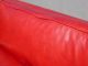 Design Within Reach Contemporary Red Leather Low Profile Designer Sofa Couch Post-1950 photo 9