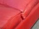 Design Within Reach Contemporary Red Leather Low Profile Designer Sofa Couch Post-1950 photo 10