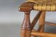 Rare Late 18th C Child ' S 3 Slat Back Side Rocking Chair Shaker Style Great Form Primitives photo 11