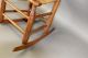 Rare Late 18th C Child ' S 3 Slat Back Side Rocking Chair Shaker Style Great Form Primitives photo 4