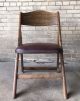 4 Vintage Deco Folding Chairs B.  J Harrison Modern Curved Back (20total) A Frame 1900-1950 photo 4
