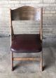 4 Vintage Deco Folding Chairs B.  J Harrison Modern Curved Back (20total) A Frame 1900-1950 photo 5