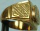 20th C.  Gold Plated Silver Ring,  Mercedes Other Antiquities photo 1