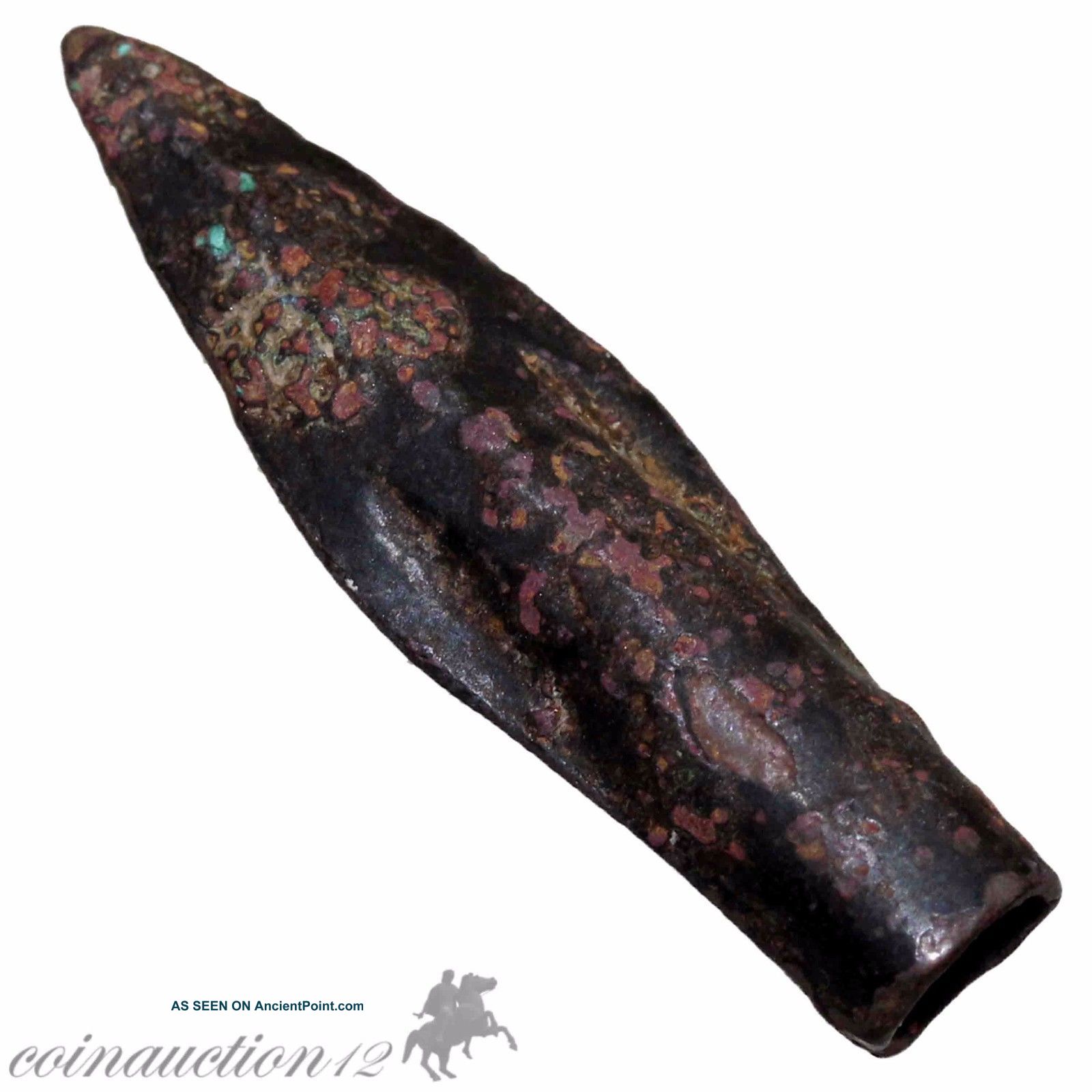 Stunning Ancient Greek Archaic Period Bronze Arrowhead 800 - 500 Bc Roman photo