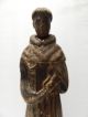 Old Mexico Antique Mexican Saint Santos Statue Wood Crvd Figure - Exceptional Latin American photo 1