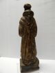 Old Mexico Antique Mexican Saint Santos Statue Wood Crvd Figure - Exceptional Latin American photo 5