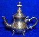 Vintage Moroccan Script Silver Plate Teapot Theiere Moulay Massam Dar El Berrad Tea/Coffee Pots & Sets photo 1