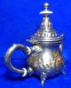 Vintage Moroccan Script Silver Plate Teapot Theiere Moulay Massam Dar El Berrad Tea/Coffee Pots & Sets photo 3