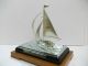 The Sailboat Of Silverep Of The Most Wonderful Japan.  A Japanese Antique. Other Antique Silverplate photo 4