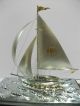 The Sailboat Of Silverep Of The Most Wonderful Japan.  A Japanese Antique. Other Antique Silverplate photo 5