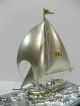 The Sailboat Of Silverep Of The Most Wonderful Japan.  A Japanese Antique. Other Antique Silverplate photo 6