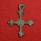 Knights Templar Ancient Bronze Cross Amulet / Pendant Circa 1100 Ad - 3249 - Other Antiquities photo 4