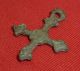 Knights Templar Ancient Bronze Cross Amulet / Pendant Circa 1100 Ad - 3249 - Other Antiquities photo 5