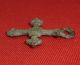 Knights Templar Ancient Bronze Cross Amulet / Pendant Circa 1100 Ad - 3249 - Other Antiquities photo 8