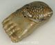 Delicate Chinese Old Porcelain Handmade Carving Fish Foot Collect Statue Other Antique Chinese Statues photo 1