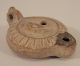 Ancient Antique Roman Clay Oil Lamp W/ Emperor Profile, Roman photo 3