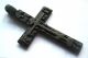 Circa.  1200 - 1400 A.  D Medieval Period Ae Bronze Cross Pendant British photo 1