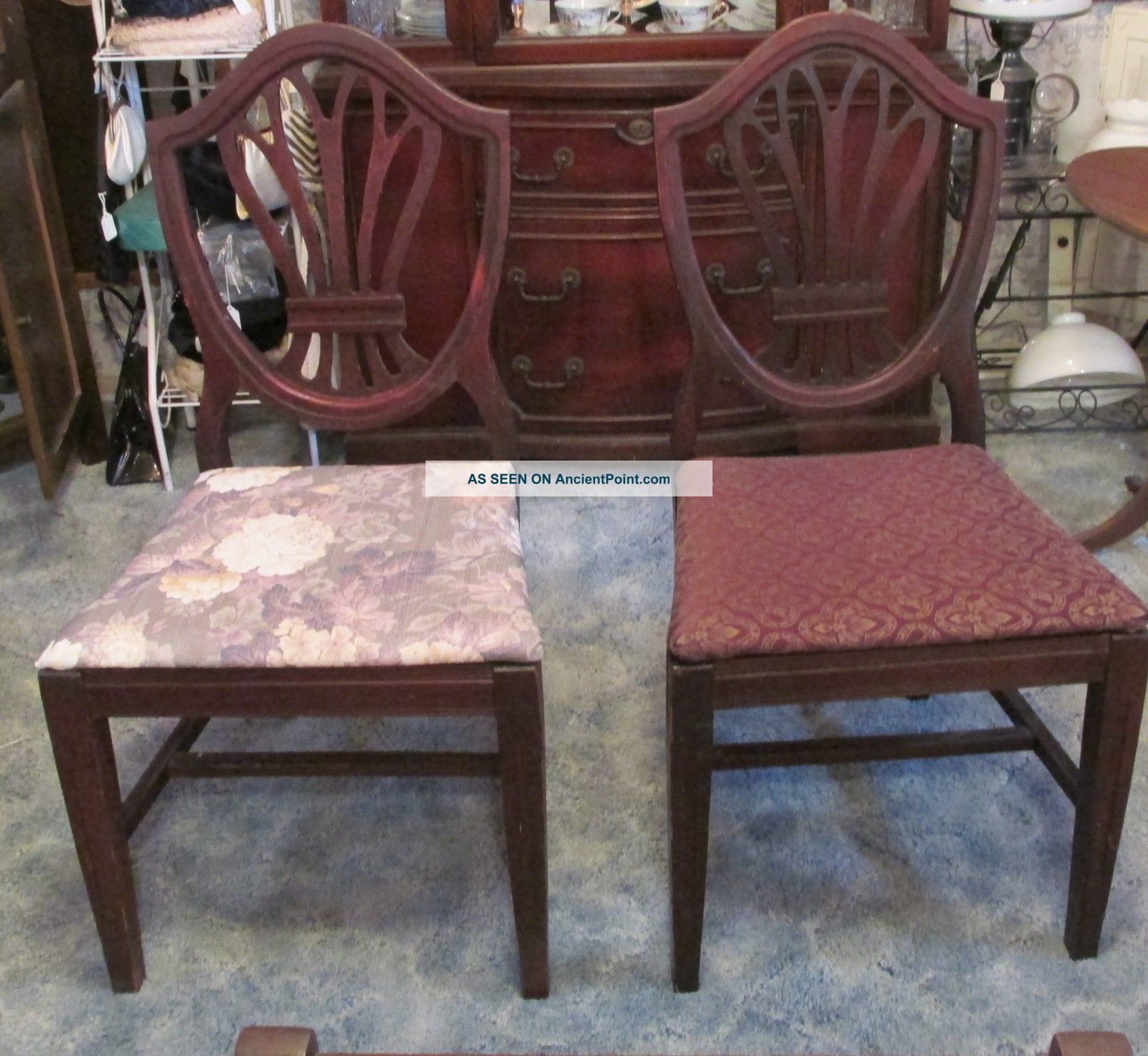 Shield Back Dining Room Chairs Post-1950 photo