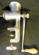 Old,  Universal 1 Hand Crank Food & Meat Chopper With Box Meat Grinders photo 4