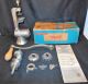 Old,  Universal 1 Hand Crank Food & Meat Chopper With Box Meat Grinders photo 6
