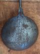 Antique Early 1800s Decorated Hand Wrought Iron Heath Cooking Ladle Folk Art 3 Primitives photo 9