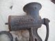 Antique Cast Iron Enterprise Tinned Meat Chopper No 10 Kitchen Meat Grinder Tool Meat Grinders photo 1
