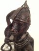 Nigeria: Tribal Bronze Benin Figure - 25 Cm And 2.  5 Kilo Sculptures & Statues photo 3