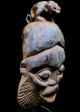Old Tribal Bamum Mask With A Carved Camel Ion - - - - - Cameroon Bn 27 Other African Antiques photo 1