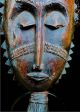 Old Tribal Baule Mask Coted ' Ivoire Other African Antiques photo 1