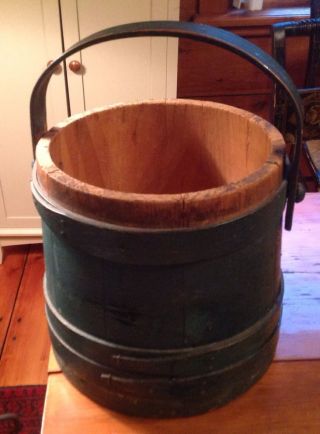 England Wooden Firkin Banded 9 