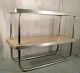 Wolfgang Hoffman End Table Art Deco Two Tier Royal Chrome Mid Century Modern Art Deco photo 3