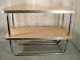 Wolfgang Hoffman End Table Art Deco Two Tier Royal Chrome Mid Century Modern Art Deco photo 5