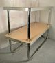 Wolfgang Hoffman End Table Art Deco Two Tier Royal Chrome Mid Century Modern Art Deco photo 6