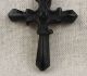 Chinese Natural Black & Green Jade Hand - Carved Exquisite Holy Cross Pendant Necklaces & Pendants photo 2