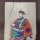 Pair Miniature Chinese Male Figure Paintings On Rice Paper - Framed.  820 Paintings & Scrolls photo 7