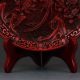 Chinese Delicate Lacquer Hand - Carved Flower&phoenix Plate G276 Plates photo 2