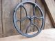 Antique Cast Iron Fly Wheel From A Singer Treadle Sewing Machine Primitives photo 1