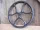 Antique Cast Iron Fly Wheel From A Singer Treadle Sewing Machine Primitives photo 2