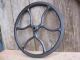 Antique Cast Iron Fly Wheel From A Singer Treadle Sewing Machine Primitives photo 6